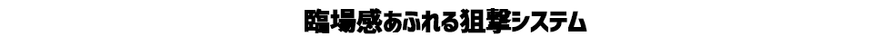 臨場感あふれる狙撃システム